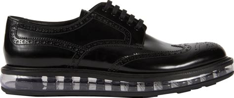 prada wingtip blucher sneakers|prada shoes for men.